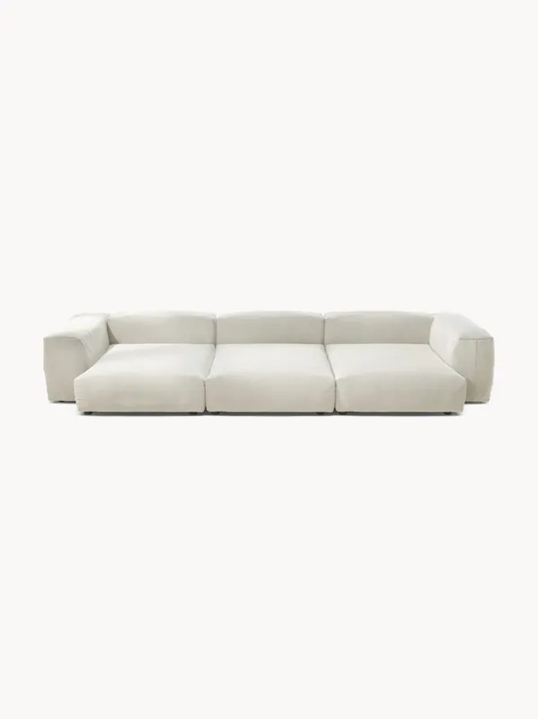 Sofá modular de terciopelo Vetsak (4 plazas)