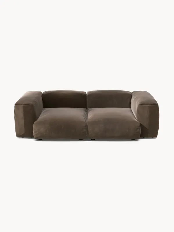 Sofá modular de terciopelo Vetsak (2 plazas)