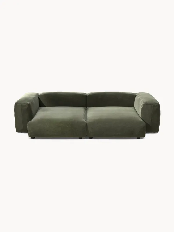 Sofá modular de terciopelo Vetsak (3 plazas)