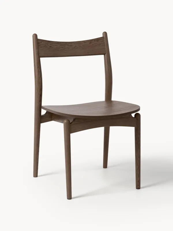 Silla de comedor de madera de fresno Koa - Westwing Collection
