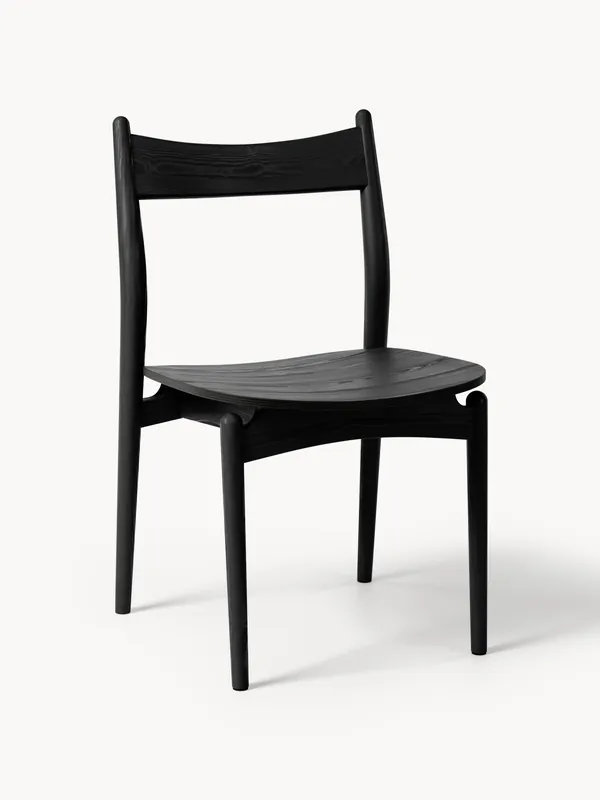 Silla de comedor de madera de fresno Koa - Westwing Collection