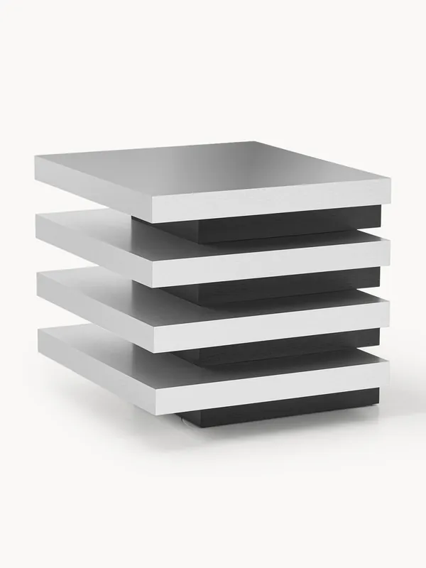 Mesa auxiliar con estantes Blok - Westwing Collection
