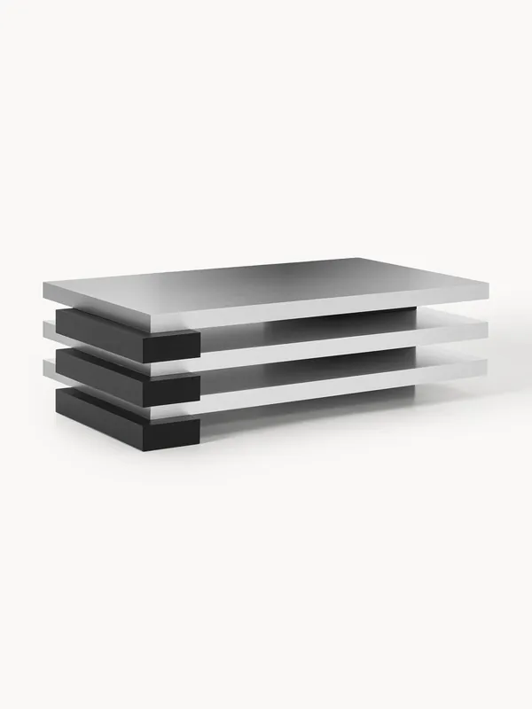 Mesa de centro con estantes Blok - Westwing Collection