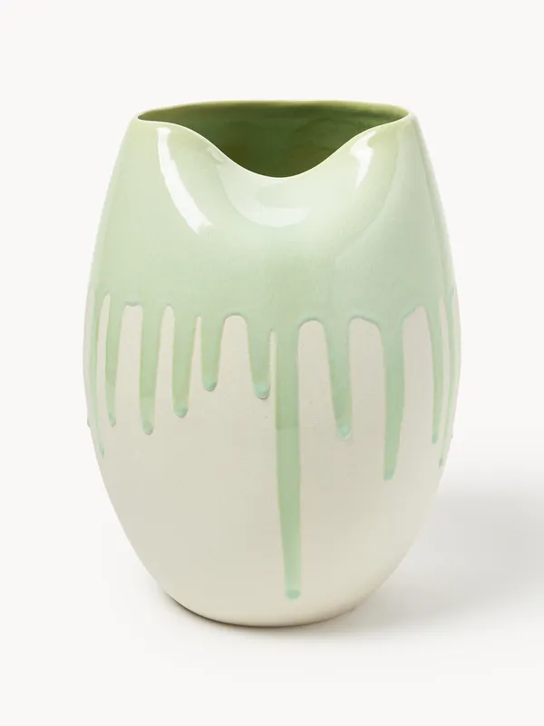 Jarrón con efecto goteo Lane, Al 31 cm - Westwing Collection