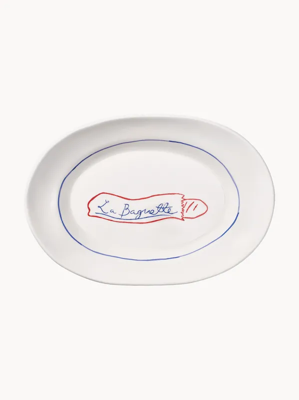 Bandeja de servir pintada a mano Picnic - Pick a Poppy