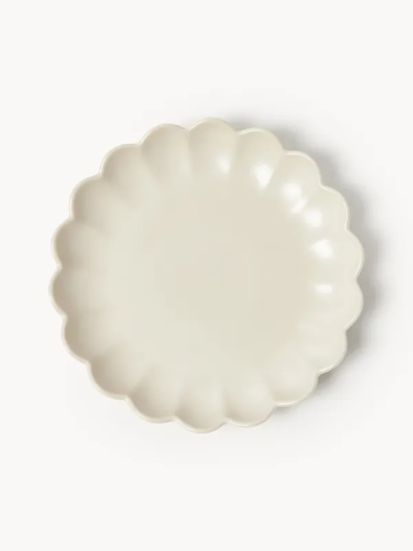 Platos de desayuno en forma de flor Sabina, set de 4 - Westwing Collection