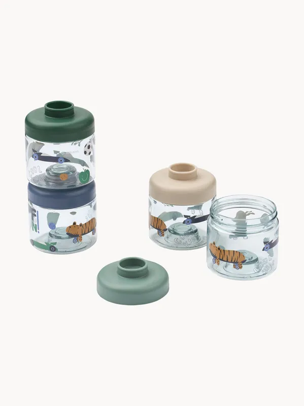 Fiambreras infantiles Dominique, set de 4 - Liewood