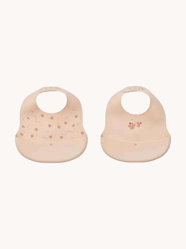 Baberos de silicona Ember, set de 2 - Liewood
