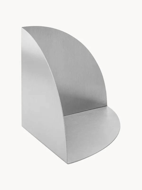 Sujetalibros de acero inoxidable Boko, set de 2 - Noo.ma