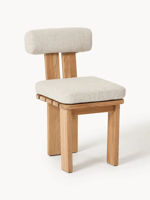 Silla de comedor para jardín de madera de teca Eiko - Westwing Collection