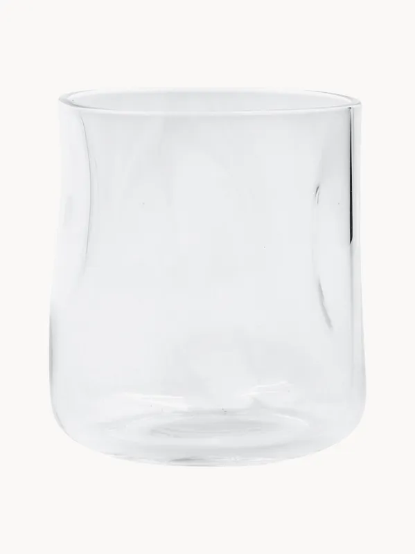 Vasos soplados a boca Sand, set de 4 - House Doctor