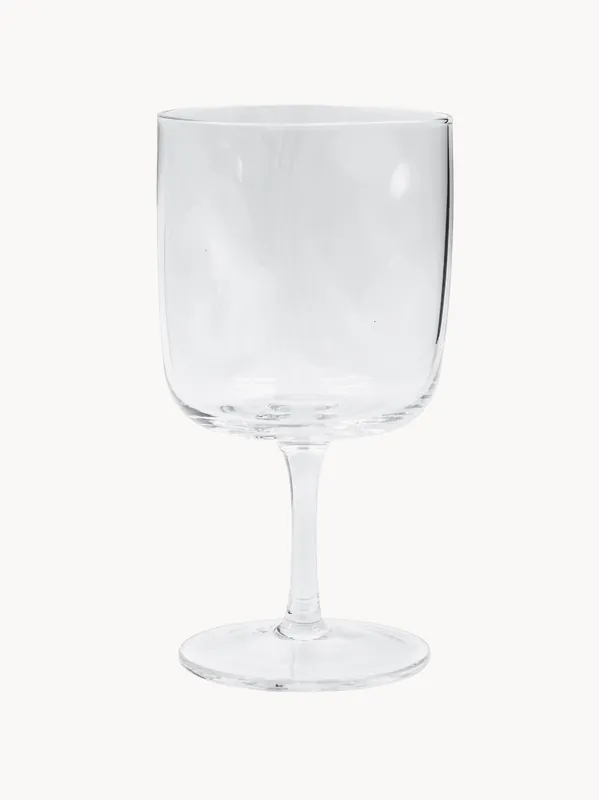 Copas de vino sopladas a boca Sand, set de 4 - House Doctor