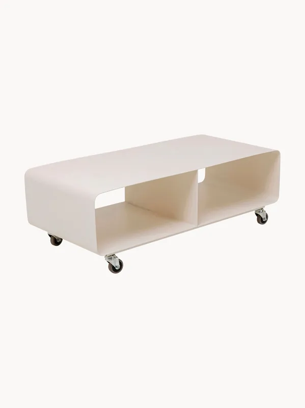 Aparador bajo de metal con ruedas Lounge M - Kare Design