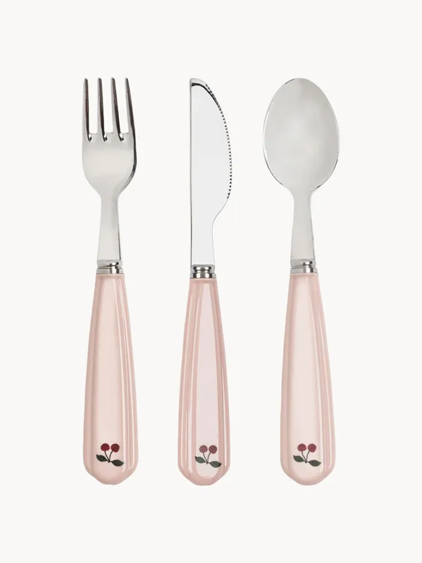 Cubiertos infantiles Cherry, set de 3 - Konges Slojd