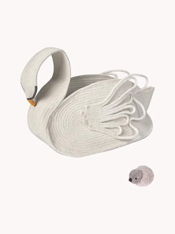 Cesta de almacenamiento infantil artesanal Swan Lake - Lorena Canals