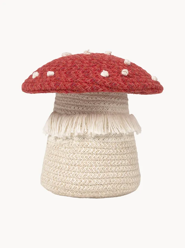 Cesta de almacenamiento infantil artesanal con tapa Back To School - Lorena Canals