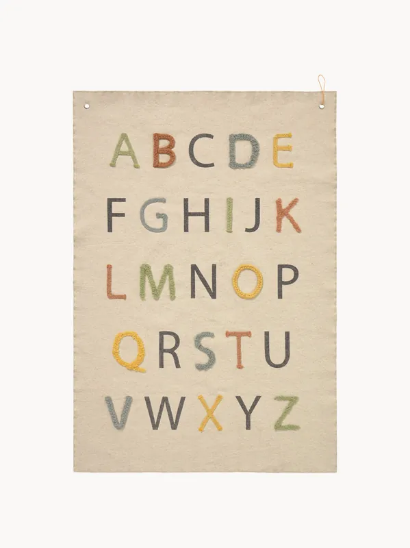 Perchero infantil artesanal Back To School - Lorena Canals