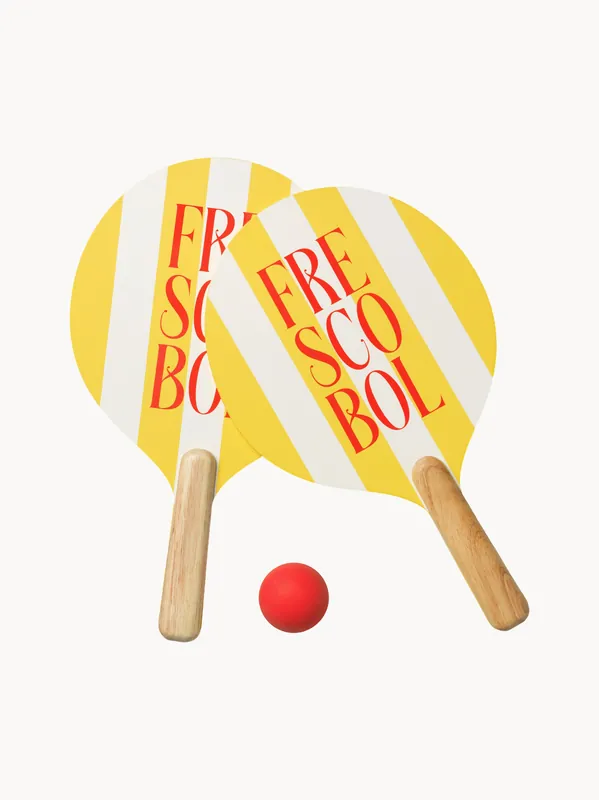 Set de beach tennis Frescobol, set de 3 - Printworks
