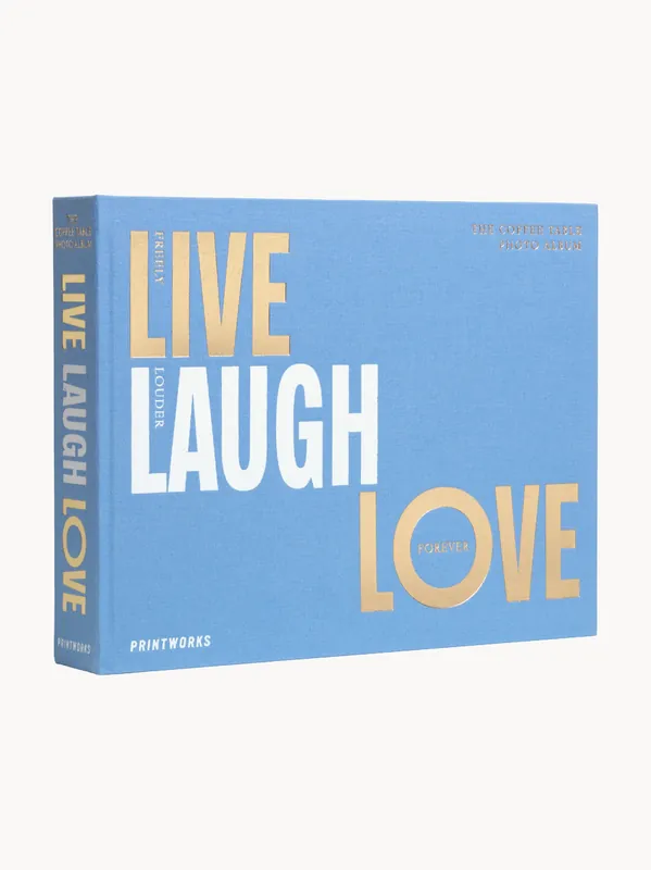 Álbum de fotos Live, Laugh, Love - Printworks
