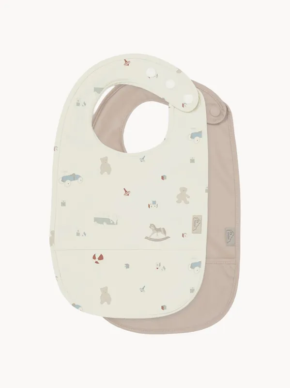 Baberos Vintage Toys, set de 2 - Cam Cam Copenhagen
