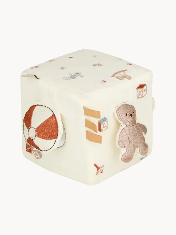Cubo de actividades de algodón orgánico para niños Vintage Toys - Cam Cam Copenhagen