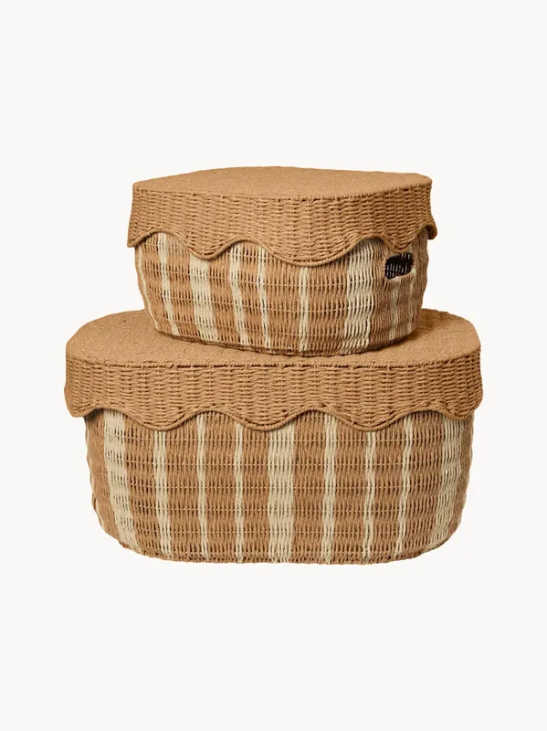 Cestas de almacenaje Rivan, set de 2 - Ferm Living Kids