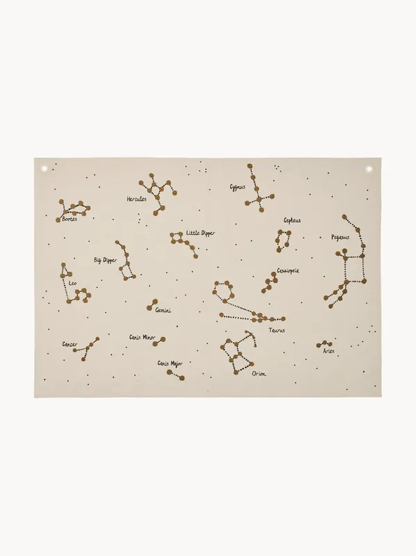 Mapa de algodón orgánico Constellation - Ferm Living Kids