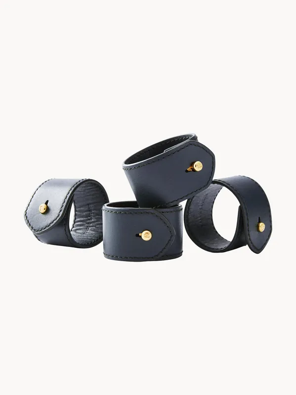 Anillos para servilletas de cuero Wyatt, set de 4 - Ralph Lauren Home