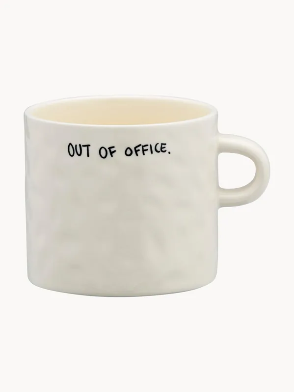 Taza pintada a mano Out of Office - Anna + Nina