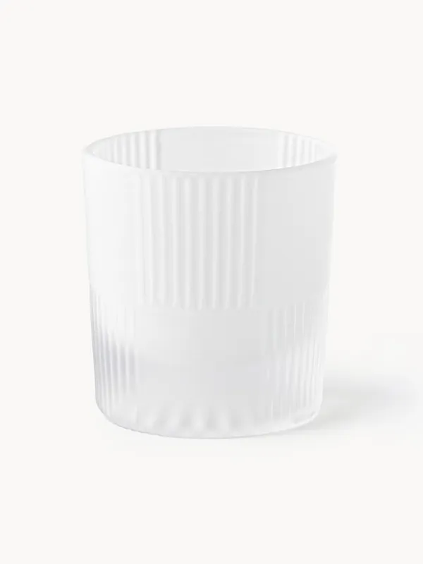 Vasos con relieve Bicchi, set de 4 - Westwing Collection