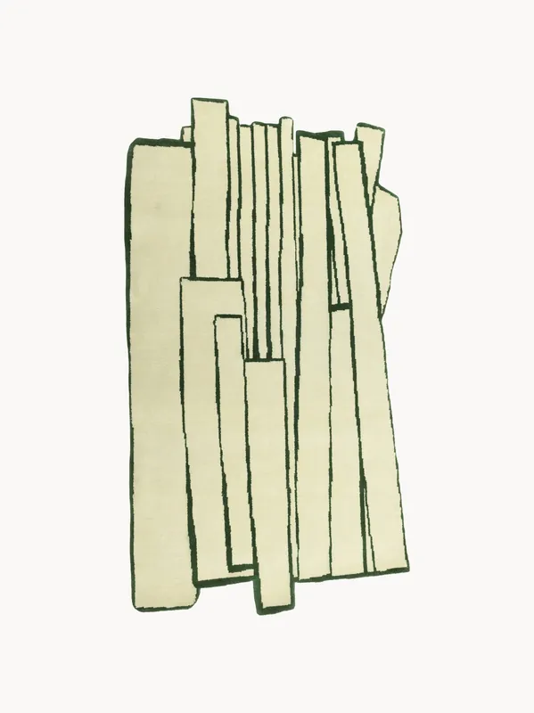 Alfombra de lana anudada a mano Contour - Haus Uger