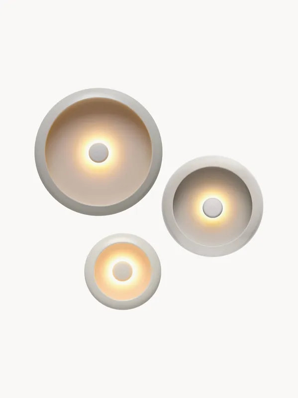 Apliques LED regulables para exterior Oloha, set de 3 - fatboy