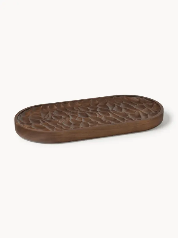 Bandeja decorativa de acacia Camila, An 30 cm - Westwing Collection