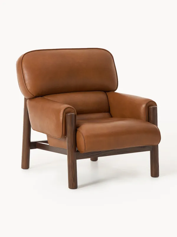 Sillón de cuero Calum - Westwing Collection