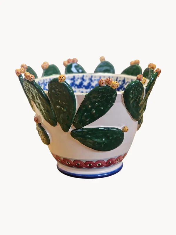 Cuenco de servir pintado a mano Sicilian Summer - Les Ottomans