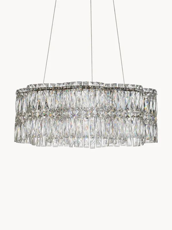 Lámpara de araña de cristal con LED regulable Nuvia - Nova Luce