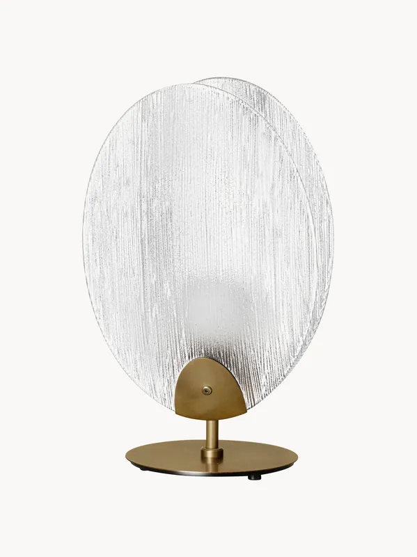 Lámpara de mesa LED artesanal Shelina, grande - Nova Luce