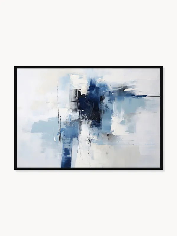 Cuadro en lienzo enmarcado Infinite Blue - Incado