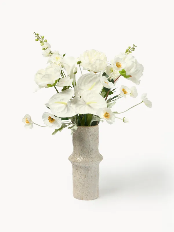 Ramo de flores artificiales Bright White - Botané