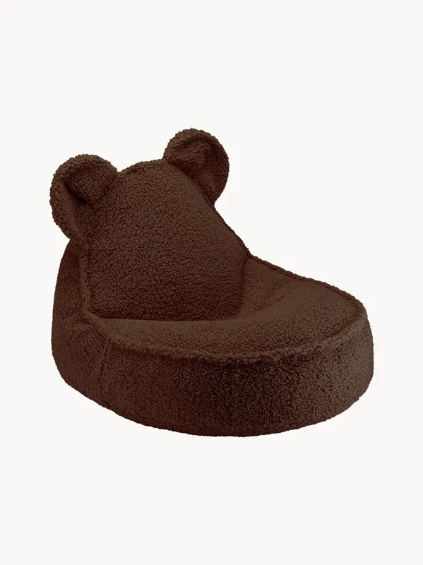 Puf saco infantil de borreguillo Bear - Wigiwama