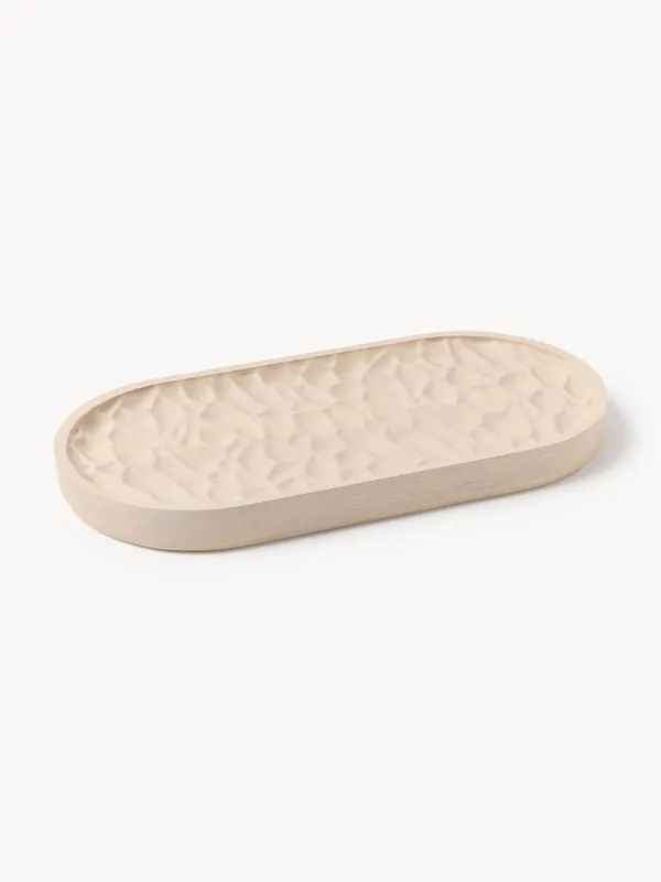 Bandeja decorativa de madera de fresno Camila, An 30 cm - Westwing Collection