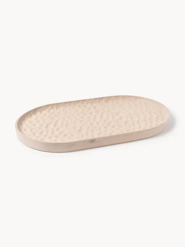 Bandeja decorativa de madera de fresno Camila, An 45 cm - Westwing Collection
