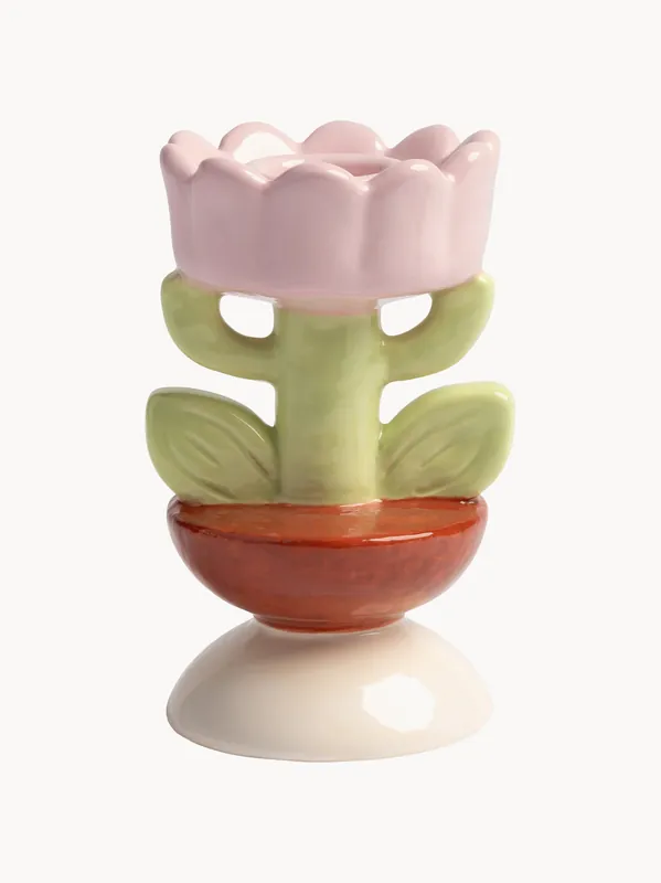 Candelabro pintado a mano Blume - &klevering