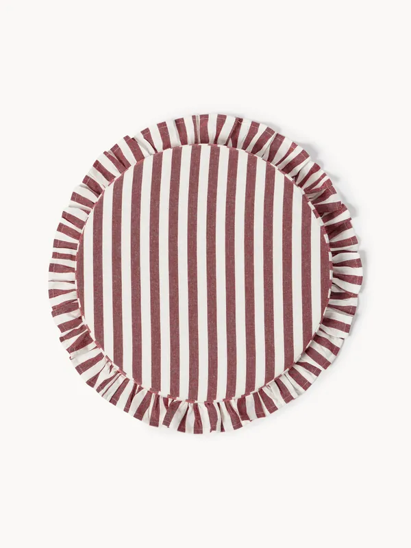 Cojines de asiento a rayas Ivette, set de 2 - Westwing Collection