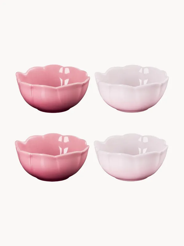 Cuencos pequeños Petal, set de 4 - LE CREUSET
