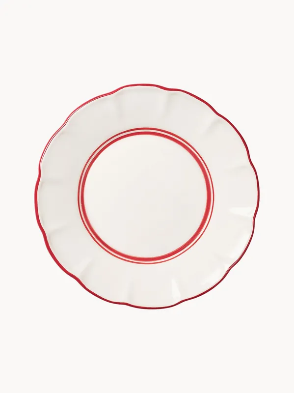 Plato llano pintado a mano Bistro - Pick a Poppy