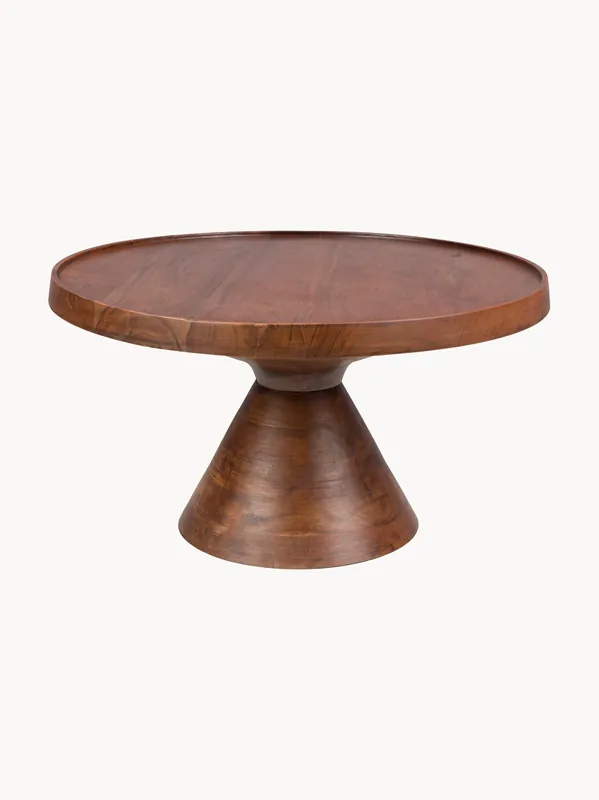 Mesa de centro redonda de madera de acacia Floss - Zuiver