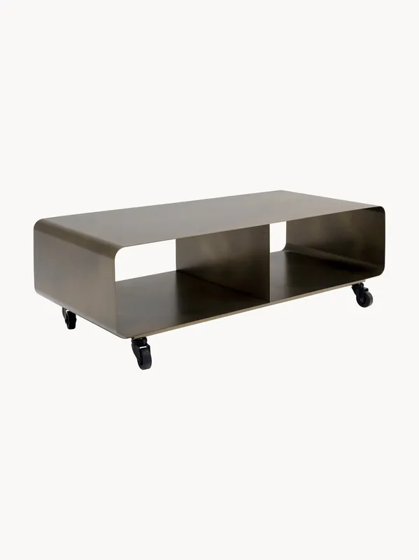 Aparador bajo de metal con ruedas Lounge M - Kare Design