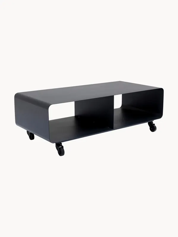 Aparador bajo de metal con ruedas Lounge M - Kare Design