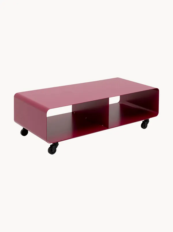 Aparador bajo de metal con ruedas Lounge M - Kare Design